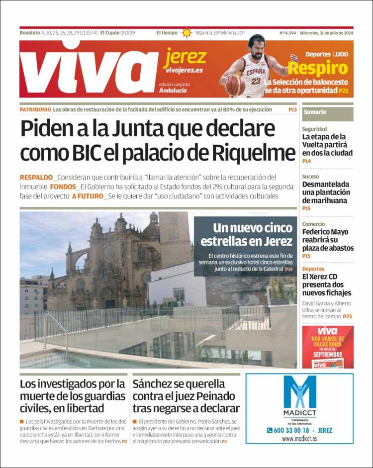 Portada de Información - Jerez (España)