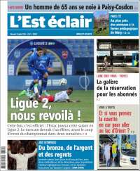Portada de L'Est Eclair (Francia)