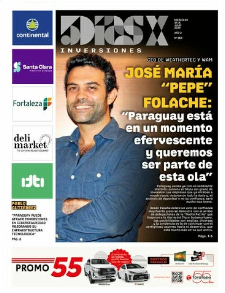 Portada de 5 Días (Paraguay)