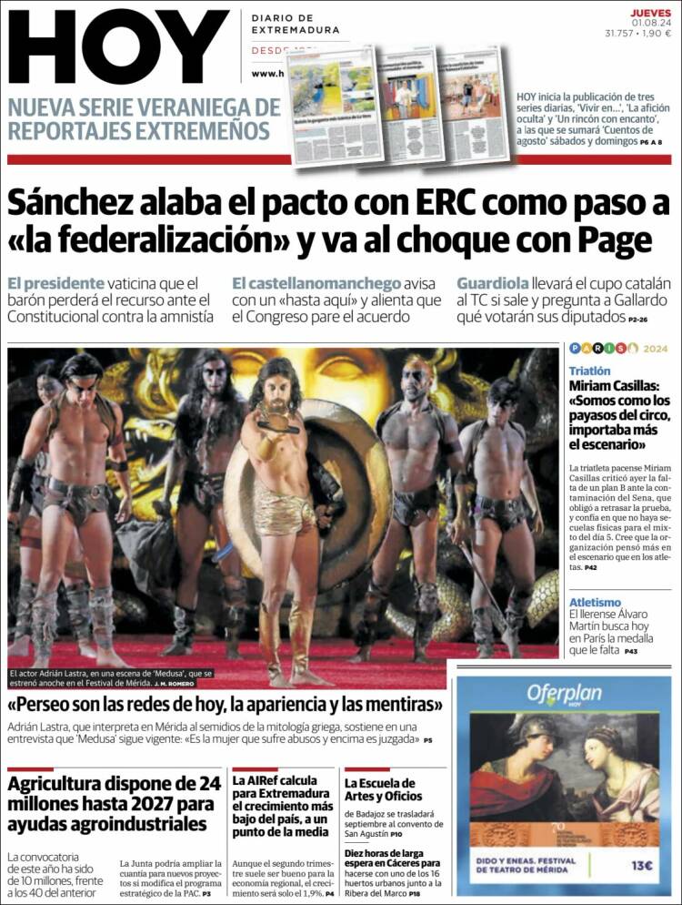 Portada de Hoy - Caceres (España)