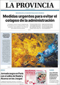 Portada de La Provincia (España)