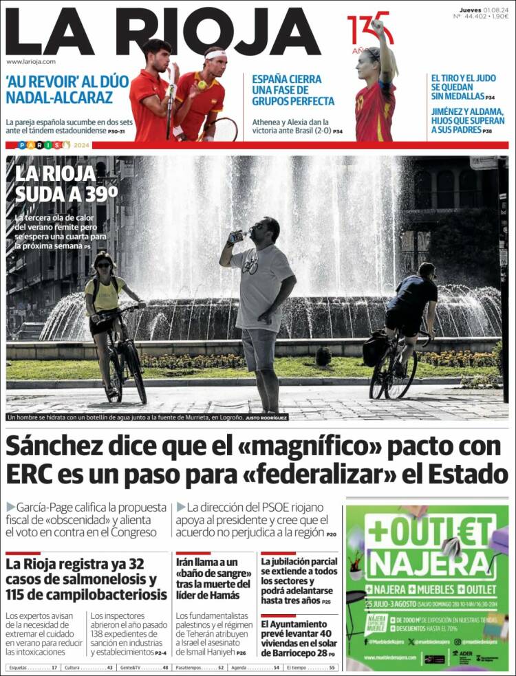 Portada de La Rioja (España)
