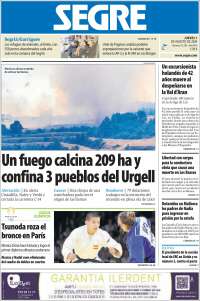 Portada de Segre  (España)