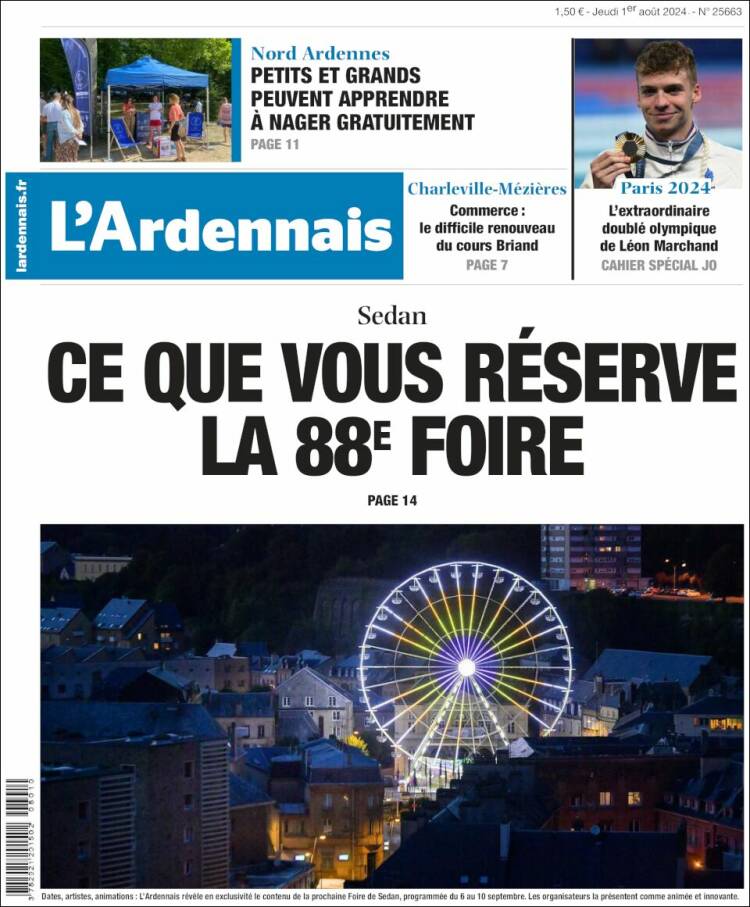 Portada de L'Ardenais (France)
