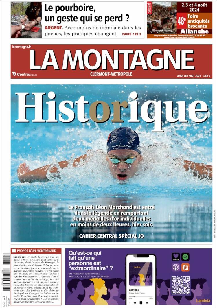 Portada de La Montagne (France)