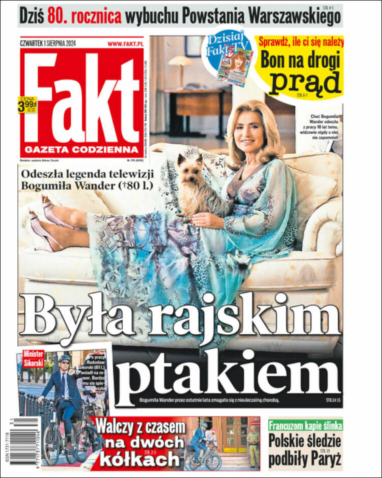 Portada de Fakt (Polonia)