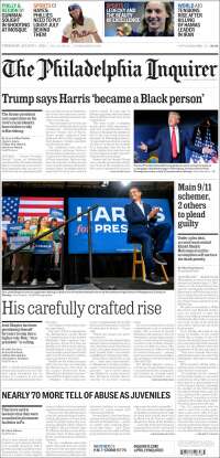 Portada de Philadelphia Inquirer (USA)