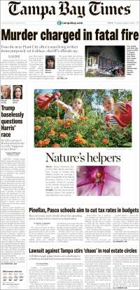 Portada de Tampa Bay Times (USA)