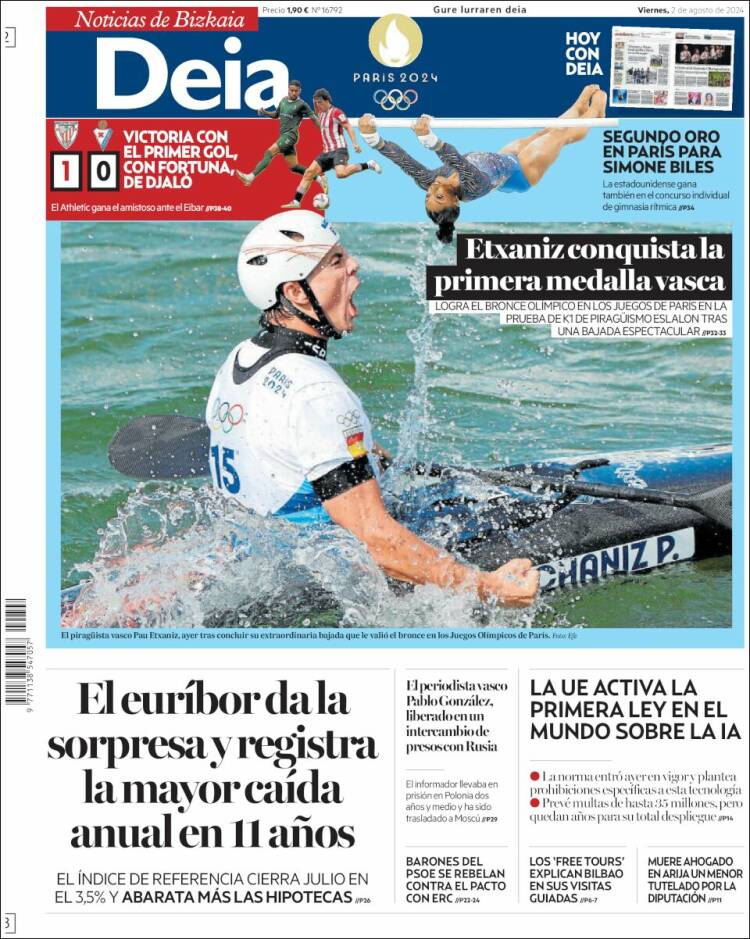 Portada de Deia (España)