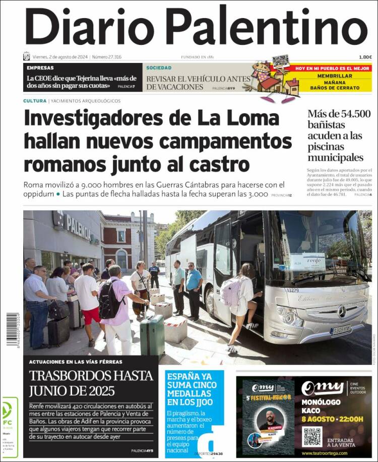 Portada de Diario Palentino (España)