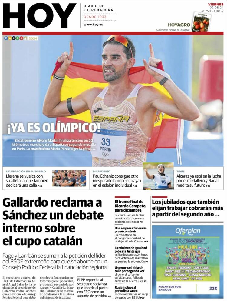 Portada de Hoy - Caceres (España)