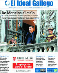 Portada de El Ideal Gallego (España)