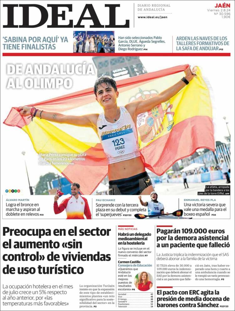 Portada de El Ideal de Jaén (España)