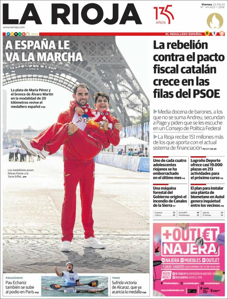 Portada de La Rioja (España)