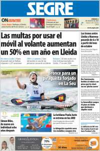 Portada de Segre  (España)