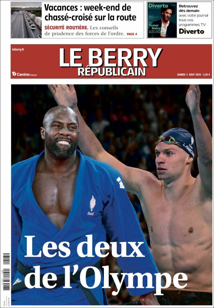 Portada de Berry Republicain (Francia)