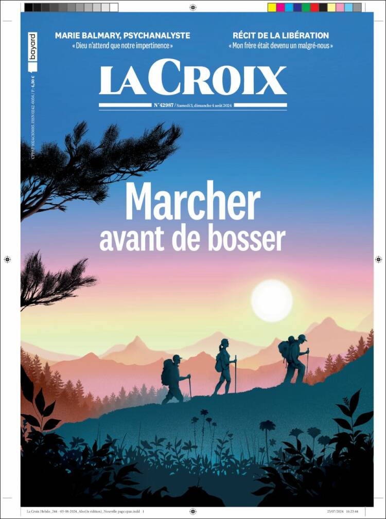 Portada de La Croix (Francia)