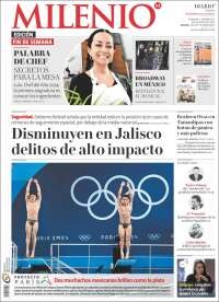 Portada de Milenio - Jalisco (México)