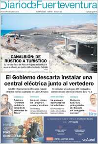 Portada de Diario de Fuerteventura (Espagne)