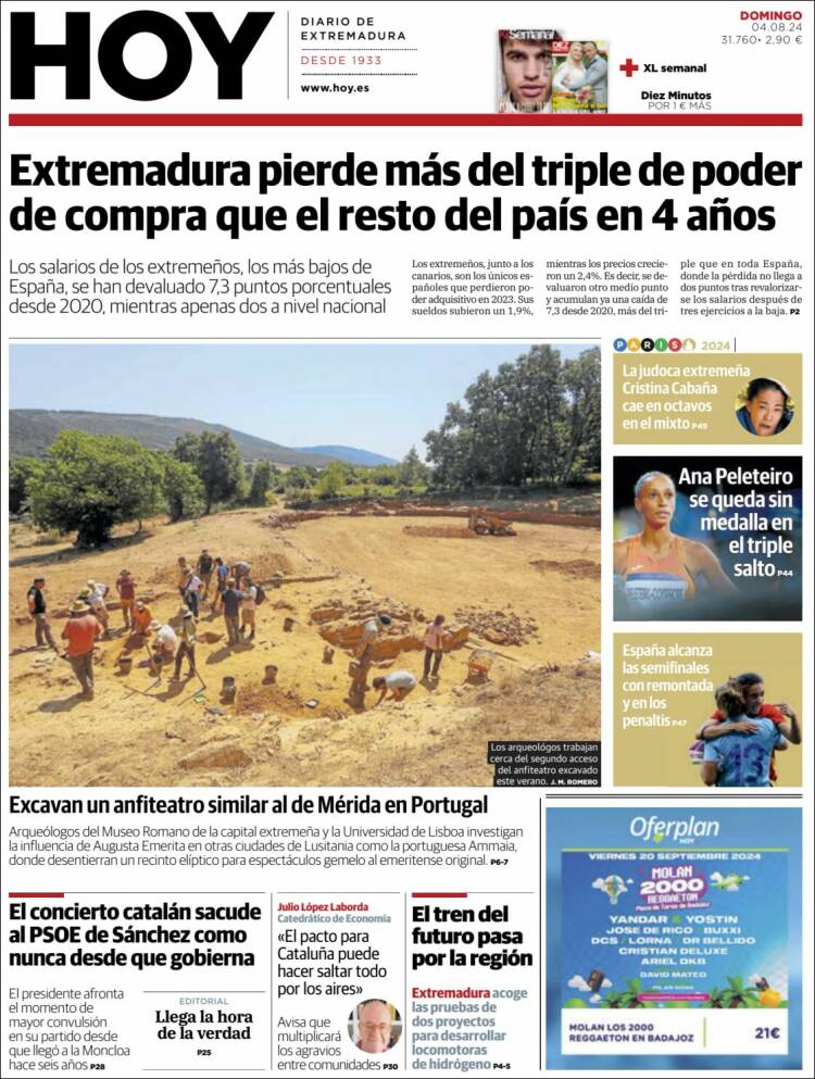 Portada de Hoy - Badajoz (España)