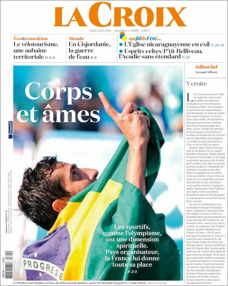 Portada de La Croix (Francia)