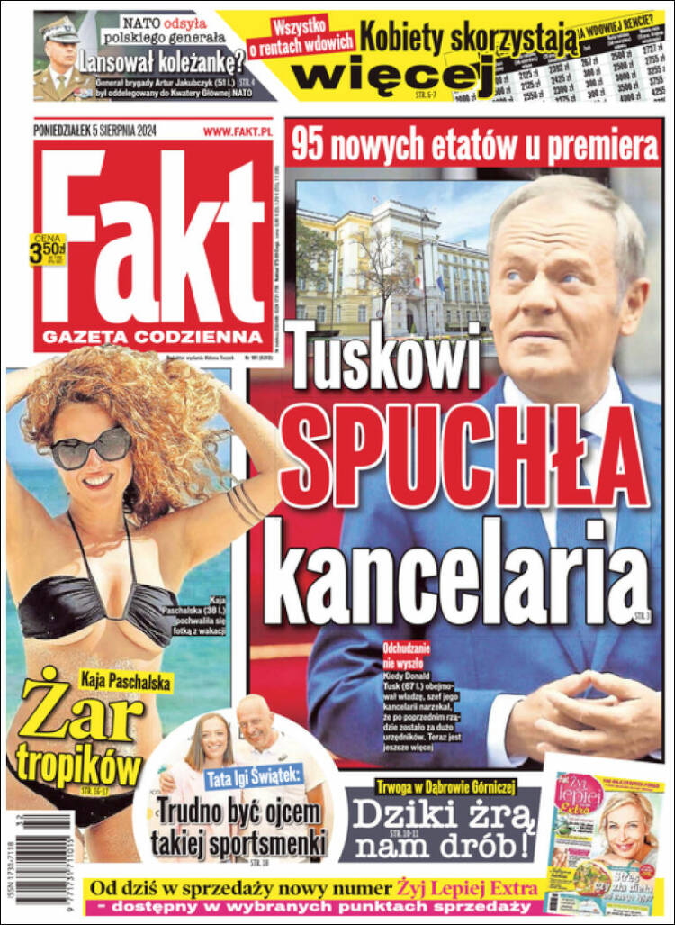 Portada de Fakt (Polonia)