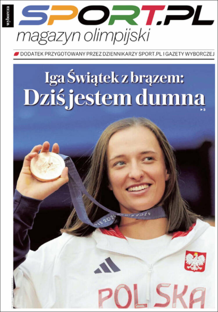 Portada de Gazeta Wyborcza (Polonia)