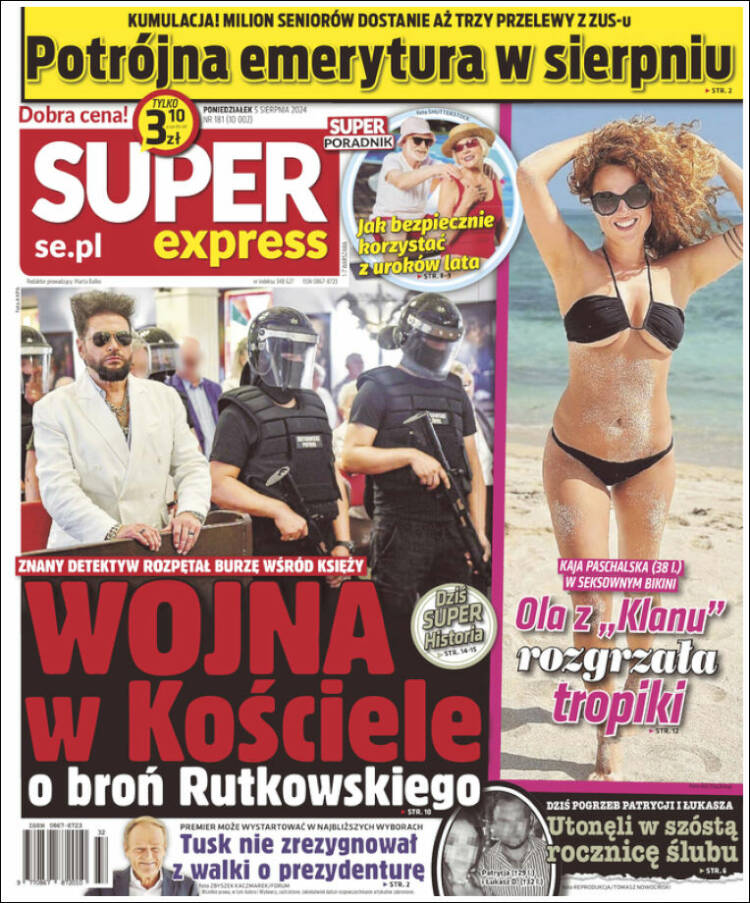 Portada de Super Express (Polonia)
