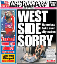 Portada de New York Post (USA)