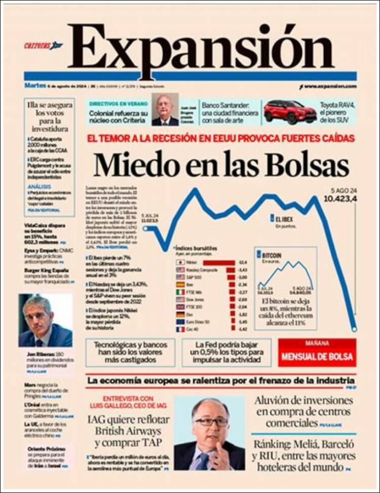 Portada de Expansión (Espa&ntilde;a)