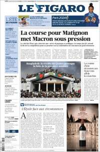 Portada de Le Figaro (Francia)