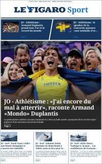 Portada de Le Figaro Sport (Francia)