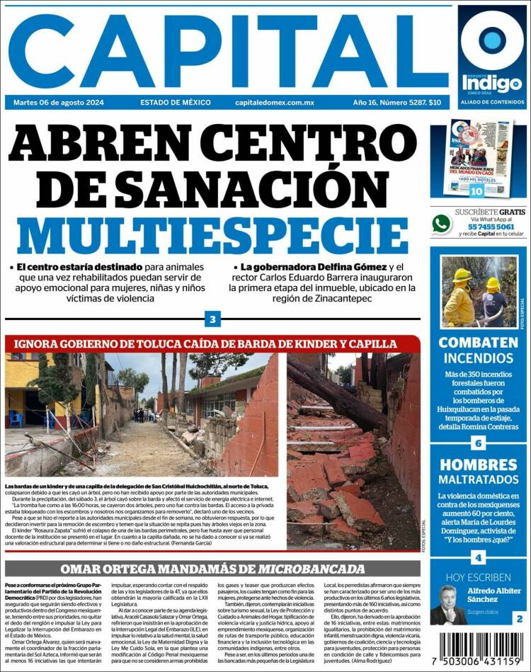 Portada de Capital México (M&eacute;xico)