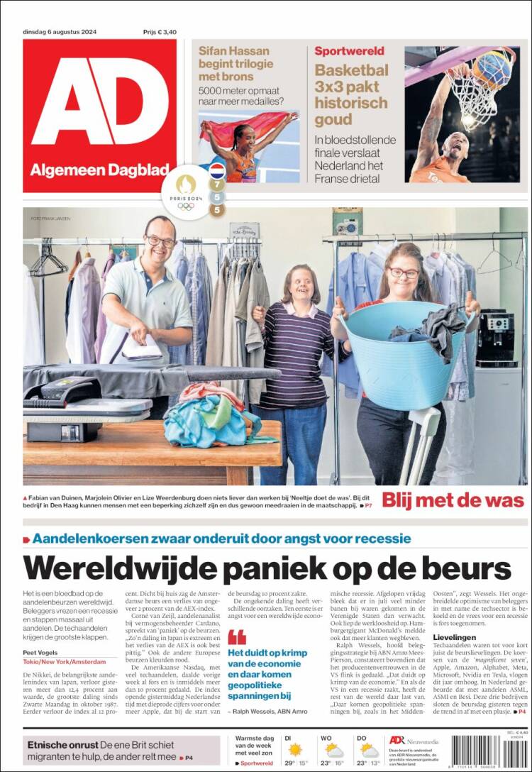 Portada de AD (Pa&iacute;ses Bajos)