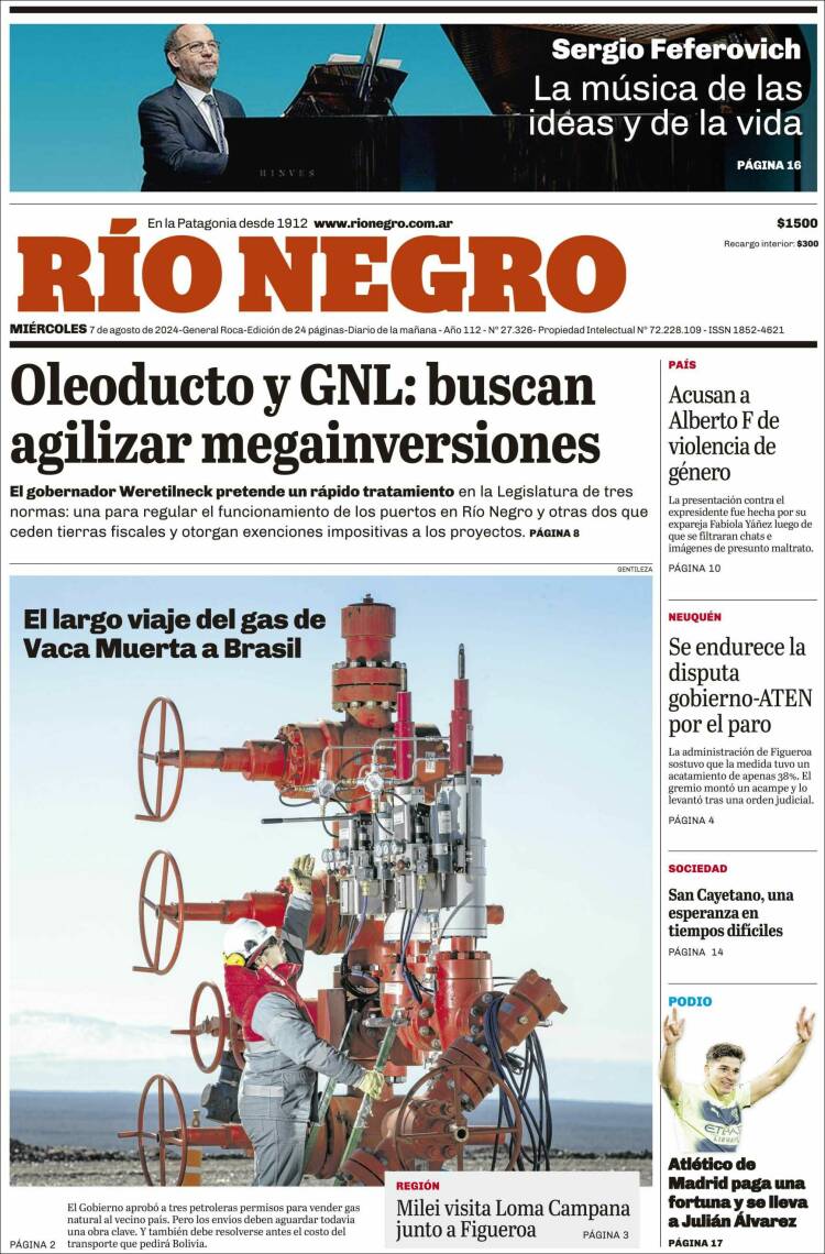 Portada de Rio Negro (Argentina)