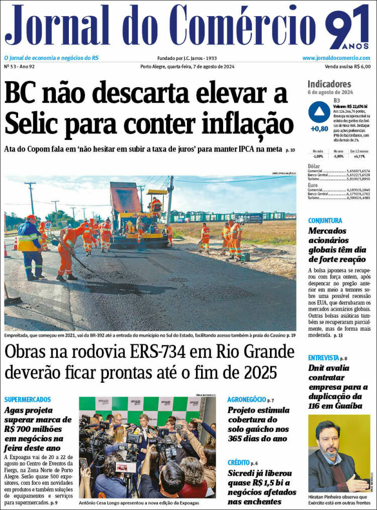 Portada de Jornal do Comércio (Brasil)