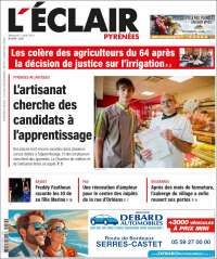Portada de L'Eclair des Pyrénées (France)