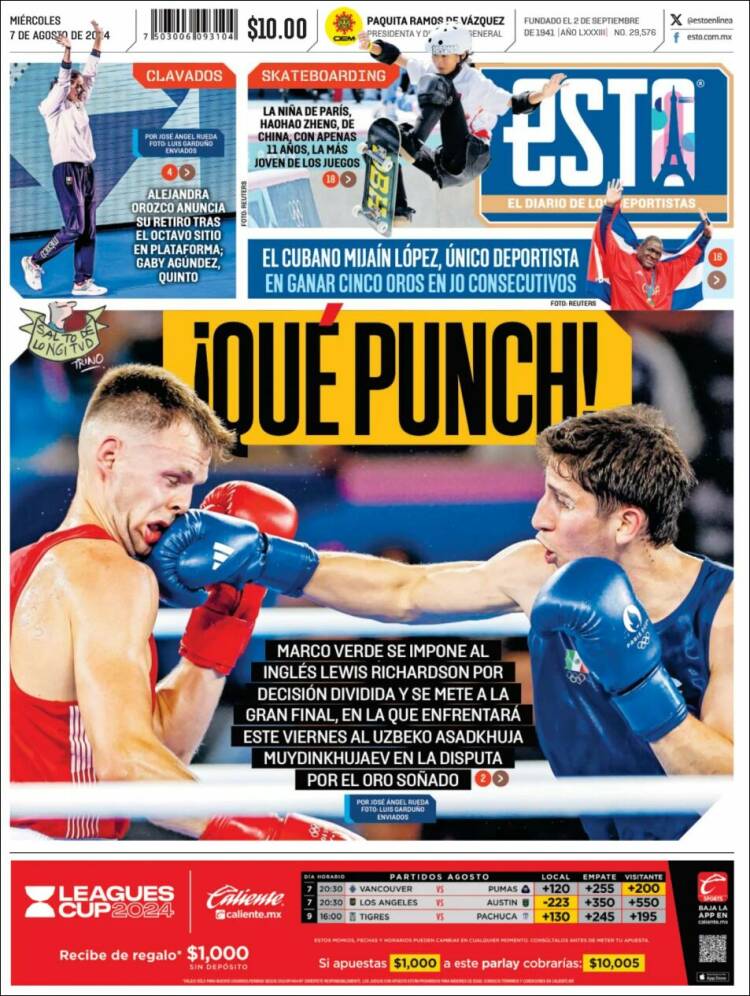 Portada de Esto (M&eacute;xico)