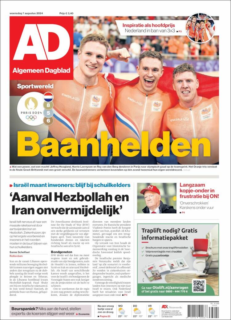 Portada de AD (Pa&iacute;ses Bajos)