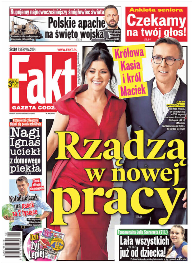 Portada de Fakt (Polonia)