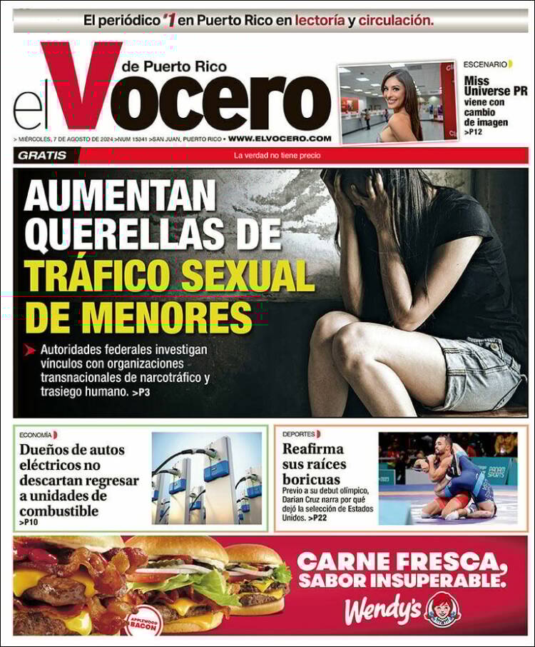 Portada de Vocero (Puerto Rico)