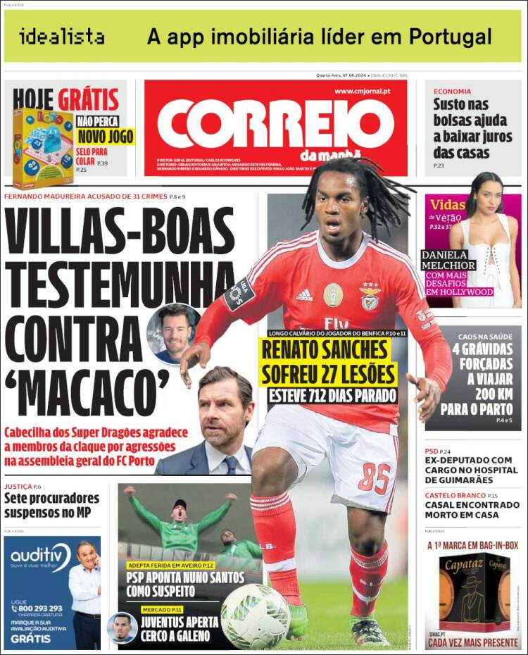 Portada de Correio da Manhã (Portugal)