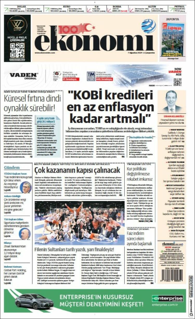 Portada de Dünya (Turqu&iacute;a)