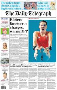 Portada de Daily Telegraph (Royaume-Uni)