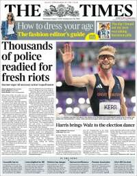 Portada de The Times (Royaume-Uni)