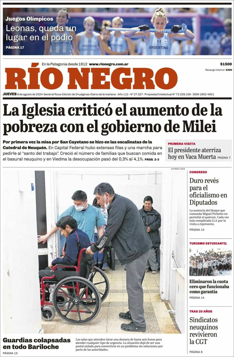 Portada de Rio Negro (Argentina)