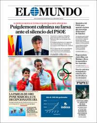 Portada de El Mundo (Spain)