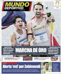 Portada de Mundo Deportivo Gipuzkoa (Espagne)