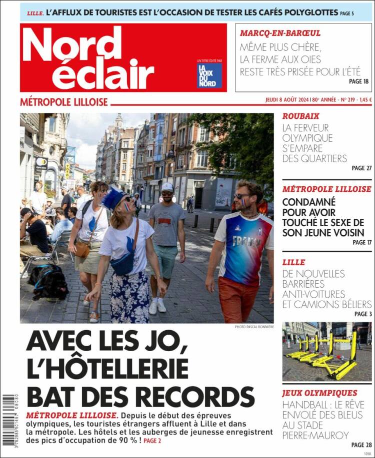 Portada de Nord Éclair (Francia)