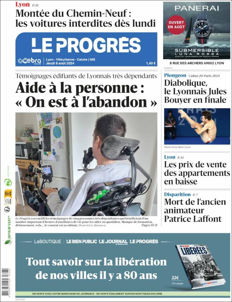 Portada de Progres de Fecamp (Francia)